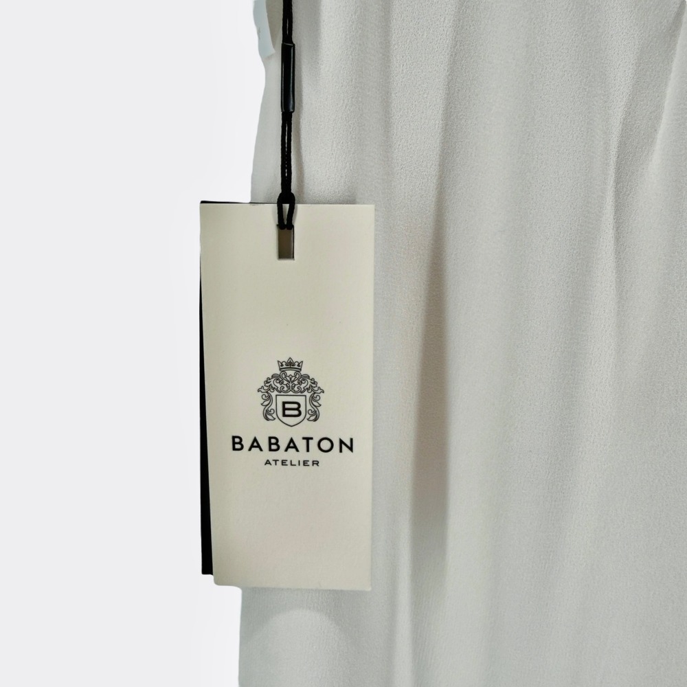 Babaton Atelier White Conan Slim Pants Size 2 - Picture 3 of 11